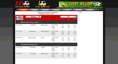 xxlscore live ergebnisse|LiveScore .
